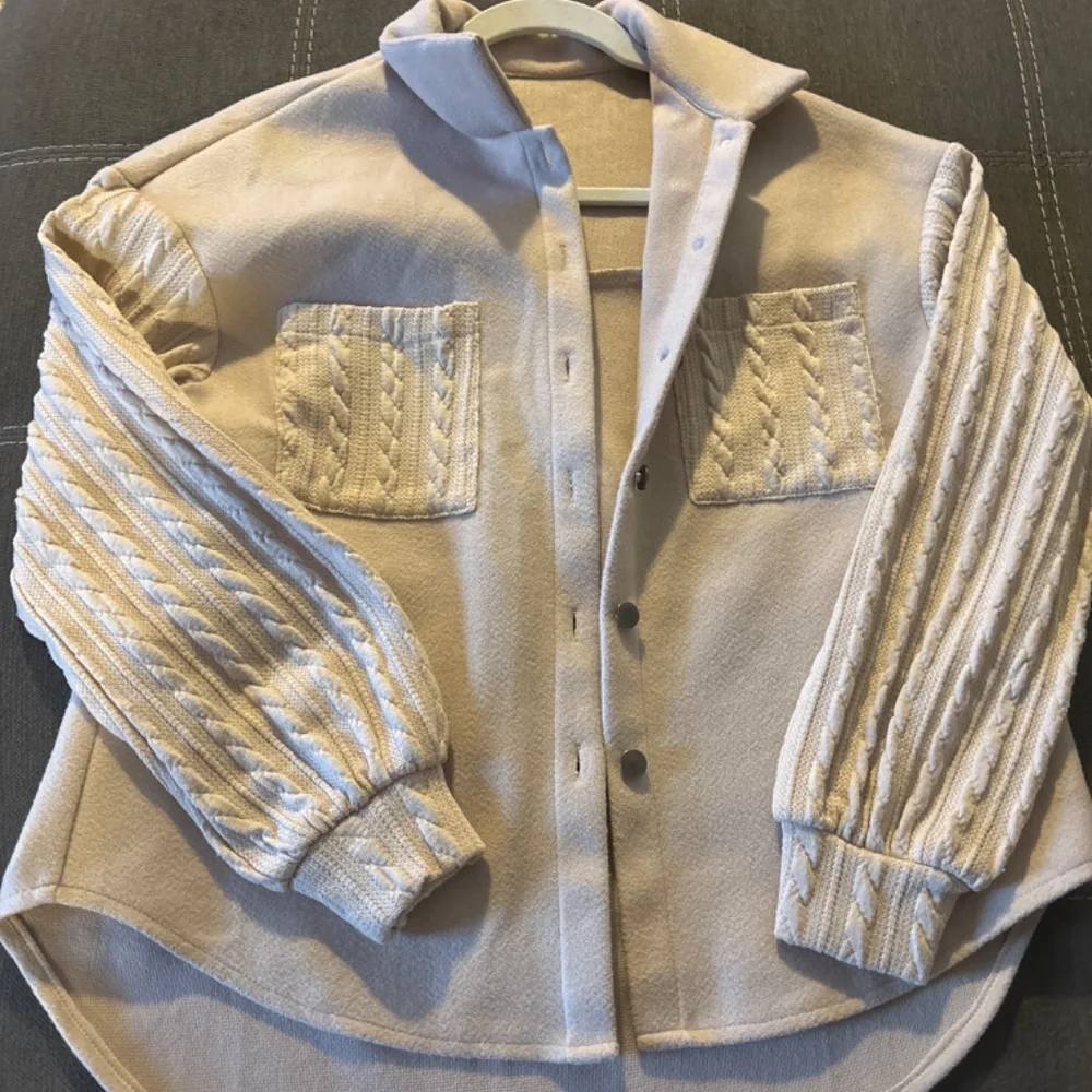 Beige sweater jacket - Picture 4 of 5